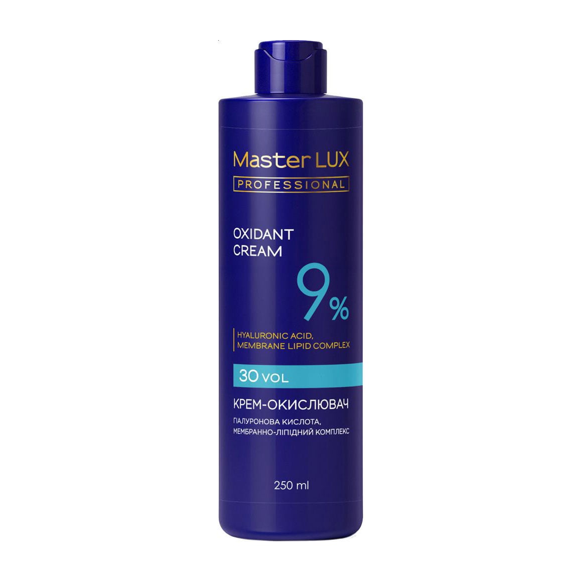 Крем-окислювач для фарби Master LUX Professional Oxidant Cream 9%, 30 Vol, 250 мл